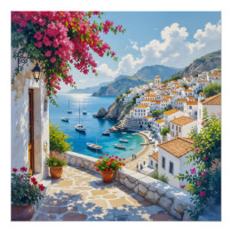 Poster Villa By The Sea