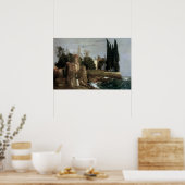 Poster Villa By the Sea par Arnold Bocklin, Symbolisme Ar (Cuisine)