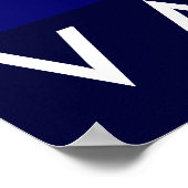 Poster villa de ski de descente (Coin)