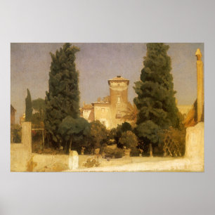 Poster Villa Malte, Rome par Lord Frederic Leighton