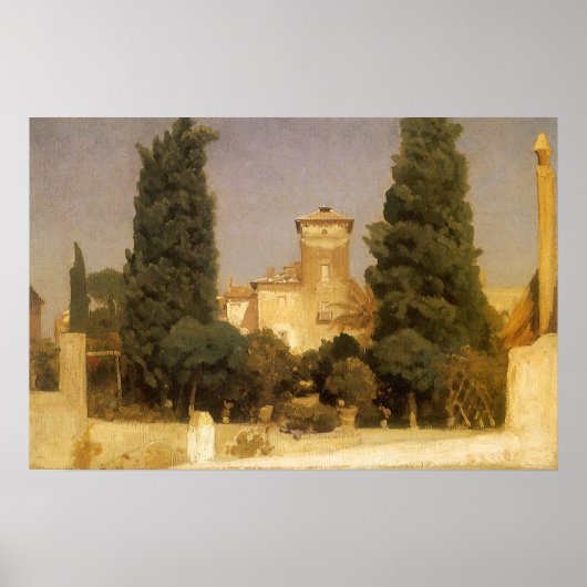 Poster Villa Malte, Rome par Lord Frederic Leighton (Devant)