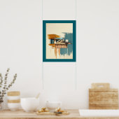 Poster Villa méditerranéenne Vintage (Cuisine)