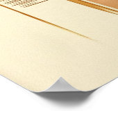 Poster Villa méditerranéenne Vintage (Coin)