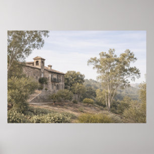 Poster Villa Mist cinématique, Tolède Espagne