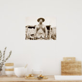 Poster Villa Pancho avec bandoliers (Cuisine)