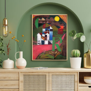 Poster Villa R de Paul Klee, Art Abstrait