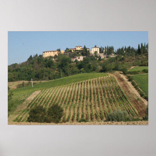 Poster Villa St. Andrea', Chianti Classico (Devant)