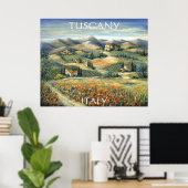 Poster Villa Toscane Et Pavois (Bureau à domicile)
