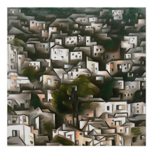 Poster Village Abandonné De Kayakoy Fethiye Paysage Art