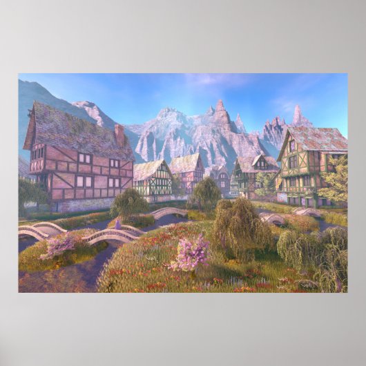 Poster Village Astral (Devant)