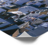 Poster Village blanc de Casares, Andalousie, Espagne (Coin)