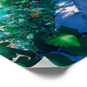 Poster Village côtier paisible en été (Coin)