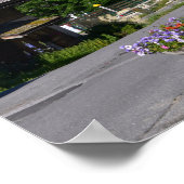 Poster Village d'Argentière en France (Coin)