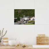 Poster Village d'Argentière en France (Cuisine)