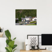 Poster Village d'Argentière en France (Bureau à domicile)