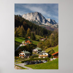 Poster Village de Maria Gern, Bavière