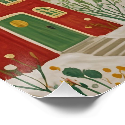 Poster Village de Noël (Coin)