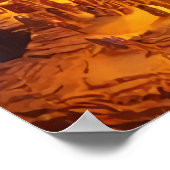 Poster Village de pain d'épices la nuit | Art AI (Coin)