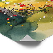 Poster Village de printemps (Coin)