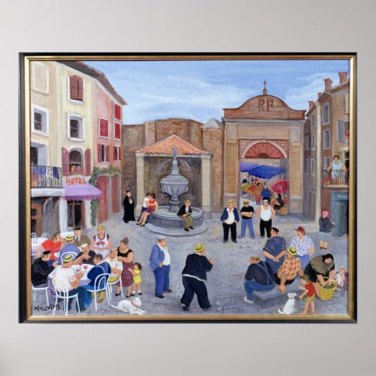 Poster Village en Provence (Devant)