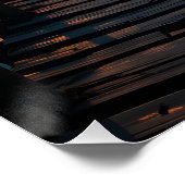 Poster Village enchanté (Coin)