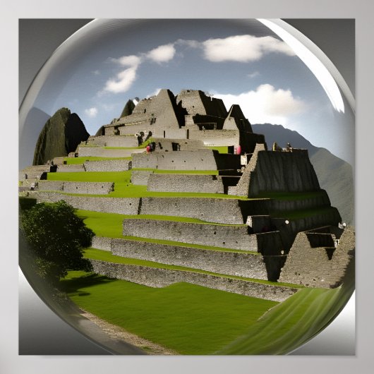 Poster Village Inca dans la Vallée Sacrée (Devant)