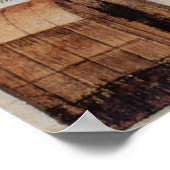 Poster Village indien de Secoton (Coin)