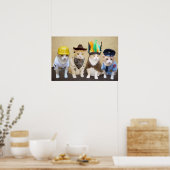 Poster Village Kitties (Cuisine)