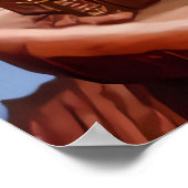 Poster Village unique cool de pain d'épices | Art AI (Coin)