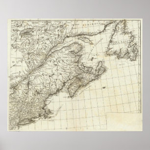 Poster Villages de Natif américain au Canada