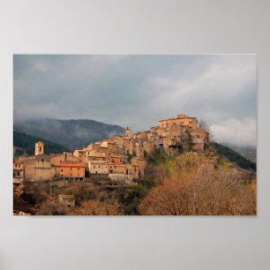 Poster Villalago, Italie