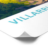 Poster Villarica Volcano Chili Travel Print (Coin)