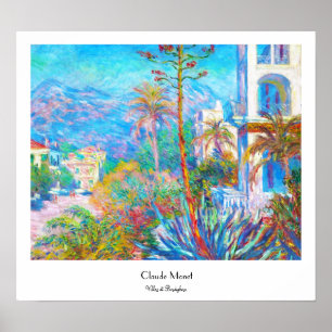 Poster Villas à Bordighera Claude Monet