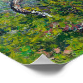 Poster Villas à Bordighera par Claude Monet (Coin)