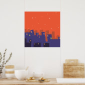 Poster Ville (Cuisine)