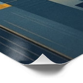 Poster Ville au Soleil (Coin)