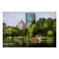 Ville - Boston Ma - Jardin public de Boston