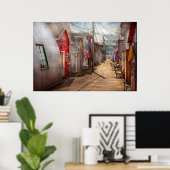 Poster Ville - Canandaigua, NY - Ville de Shanty (Bureau à domicile)