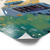 Poster ville côtière espagnole (Coin)