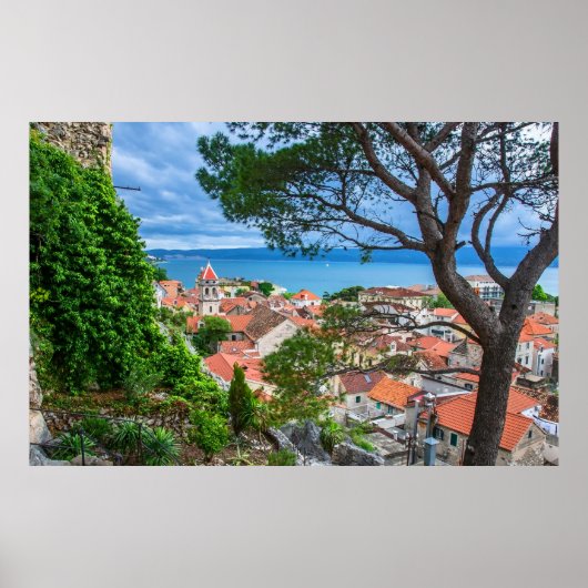 Poster Ville croate d'Omis (Devant)
