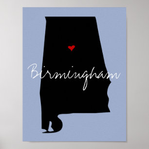 Poster Ville d'Alabama