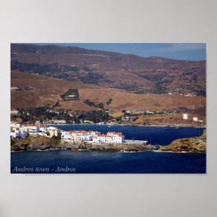 Poster Ville d'Andros - Andros