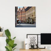Poster Ville d'Ansbach Allemagne (Bureau à domicile)