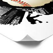 Poster Ville de baseball (Coin)