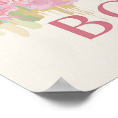 Poster Ville de Boston Vintage (Coin)