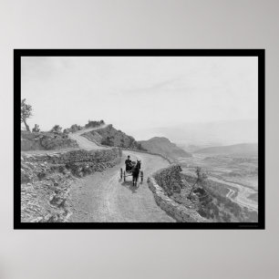 Poster Ville de Canon d'entraînement d'horizon, Co 1912
