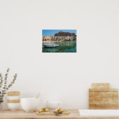 Poster Ville de Cefalu en Sicile (Cuisine)