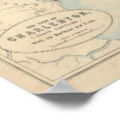 Poster Ville de Charleston, Caroline du Sud (Coin)