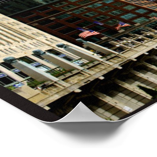 Poster Ville de Chicago 1 (Coin)