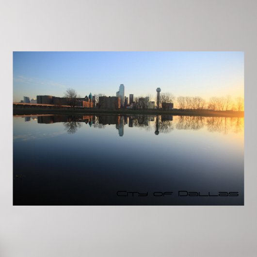 Poster Ville de Dallas (Devant)